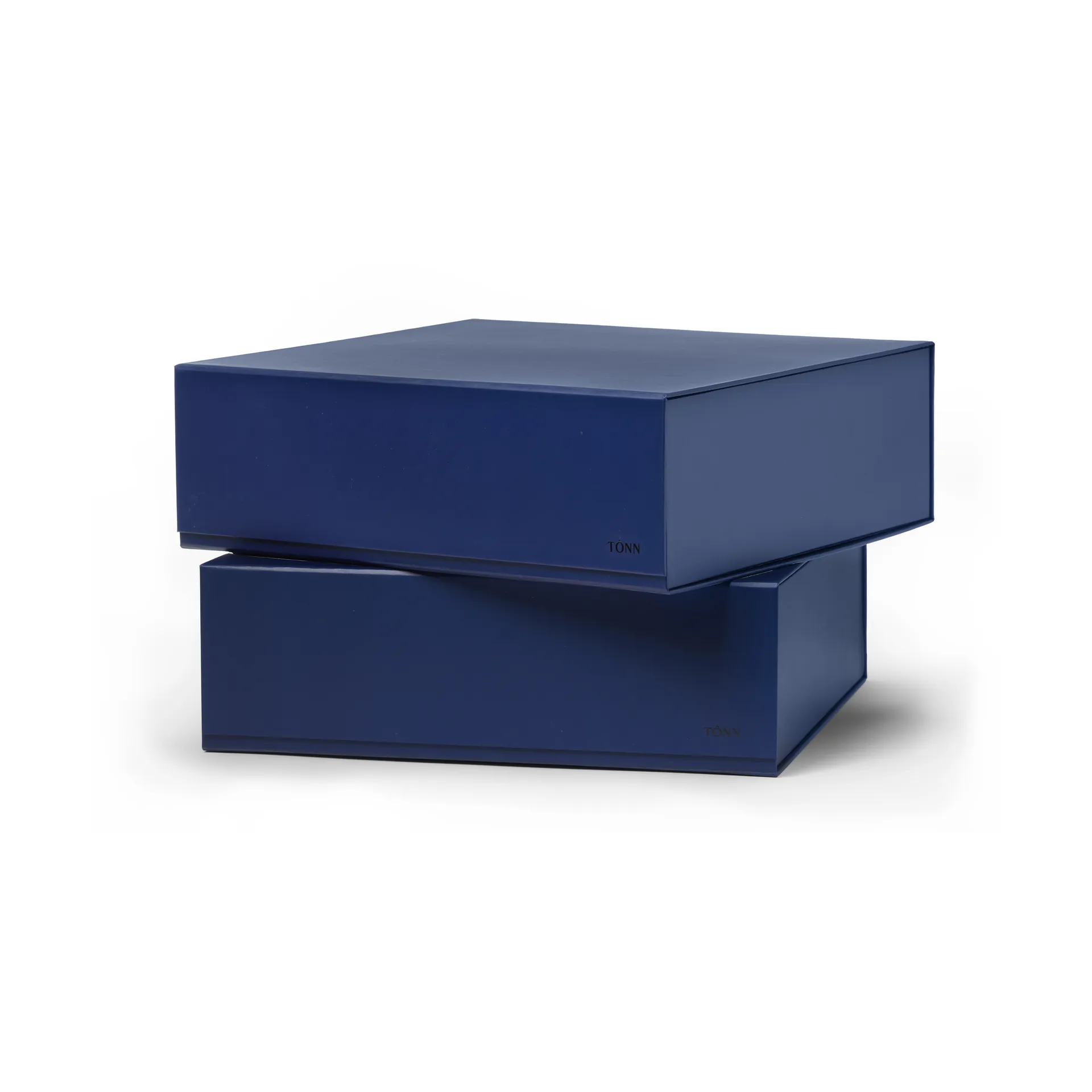 Pac box caixa de armazenamento, Azul‑meia‑noite, grande 32,5x10,5x30 cm, pack de 2 TÔNN furniture