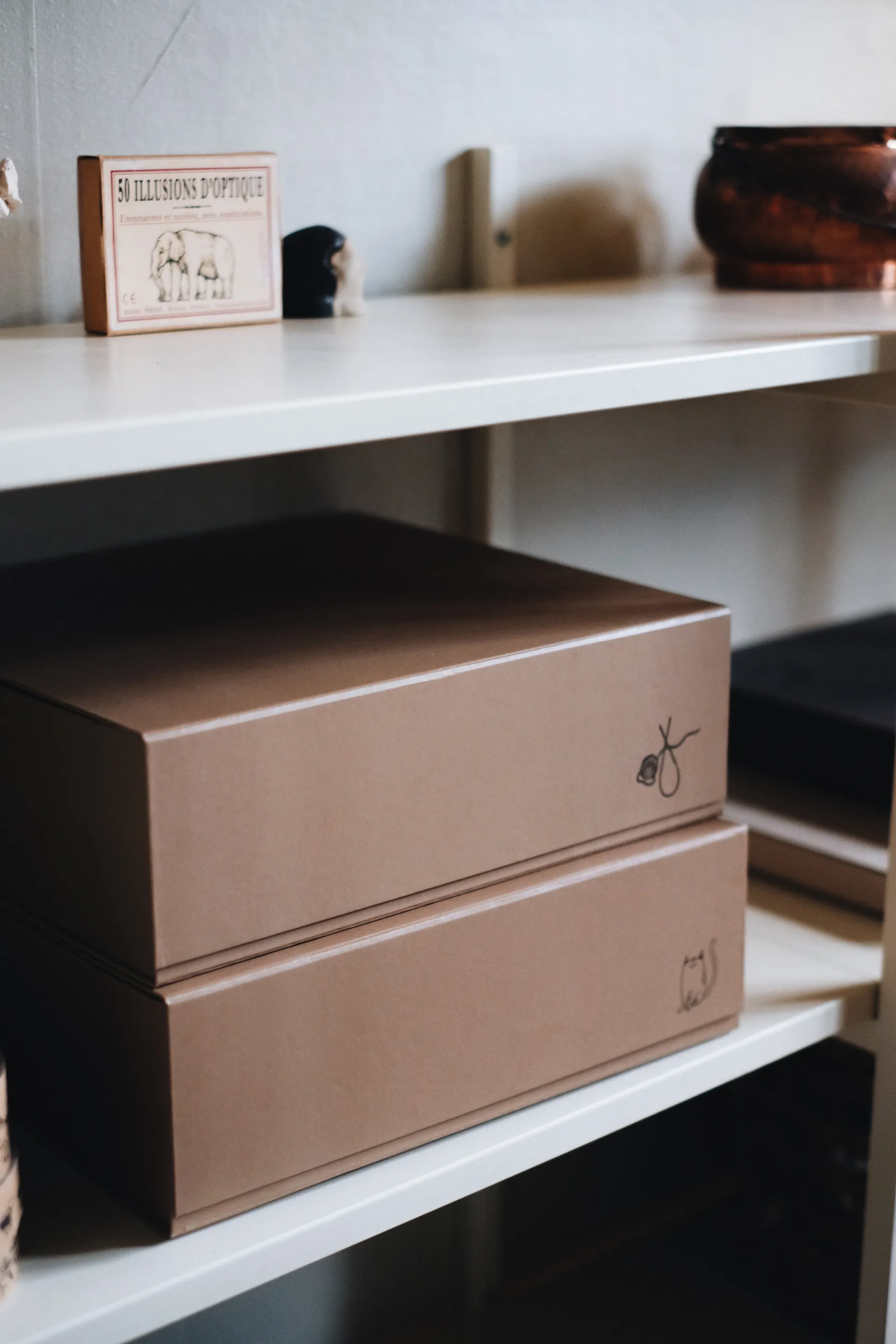 Pac box caixa de armazenamento, TÔNN x MAJASBOK Mocca, 32,5x10,5x30 cm, pack de 2 TÔNN furniture