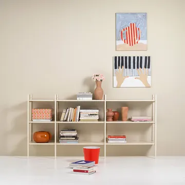 Portal estante pequena, Off white, 201 cm - TÔNN furniture