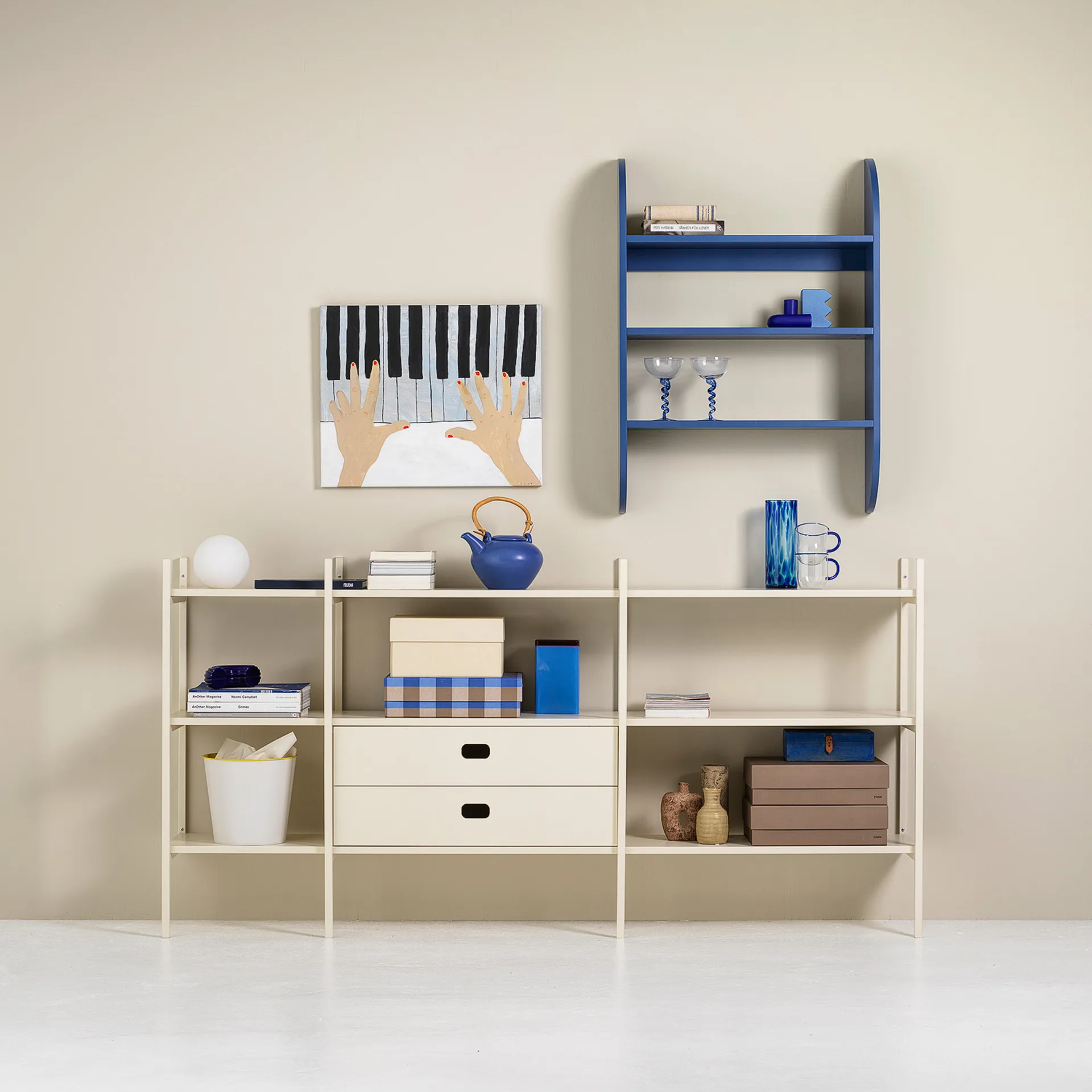 Portal estante pequena, Off white, 201 cm TÔNN furniture