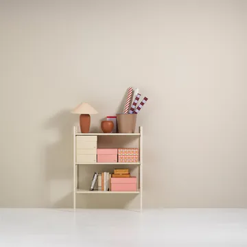 Portal estante pequena, Off white, 80 cm - TÔNN furniture