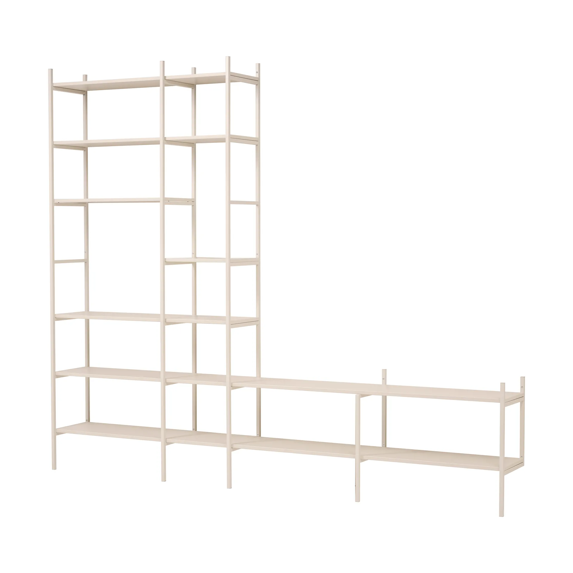 Portal prateleira de TV, Off white, 279 cm TÔNN furniture