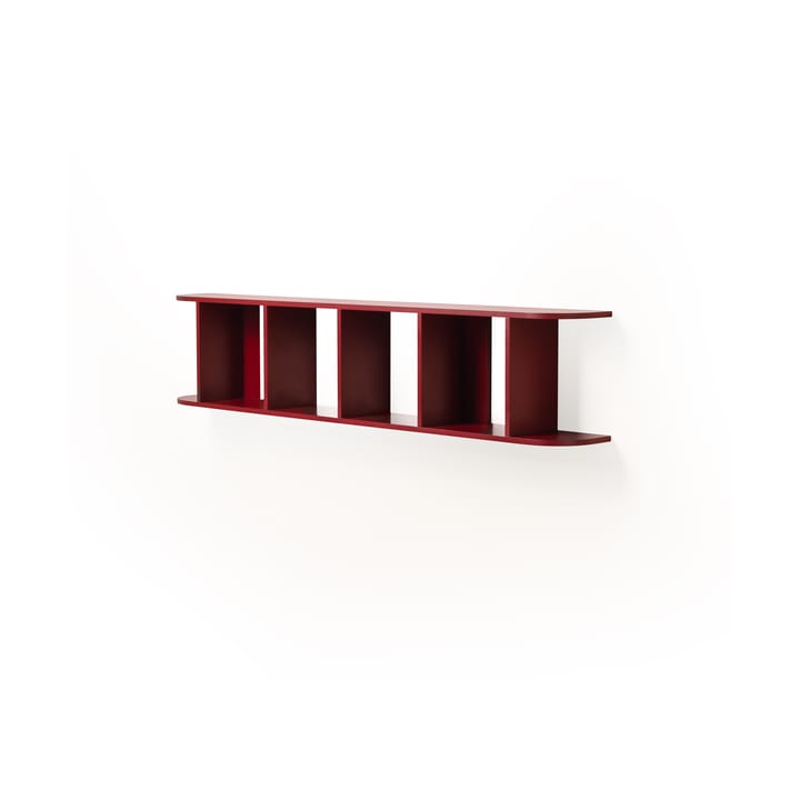 Prateleira de parede Flaneaur 27x128 cm, Burgundy TÔNN furniture