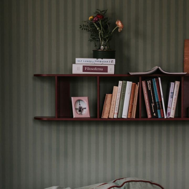 Prateleira de parede Flaneaur 27x128 cm, Burgundy TÔNN furniture