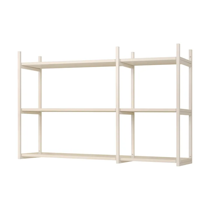 Prateleira de parede Portal 123 cm - Off-white - TÔNN furniture