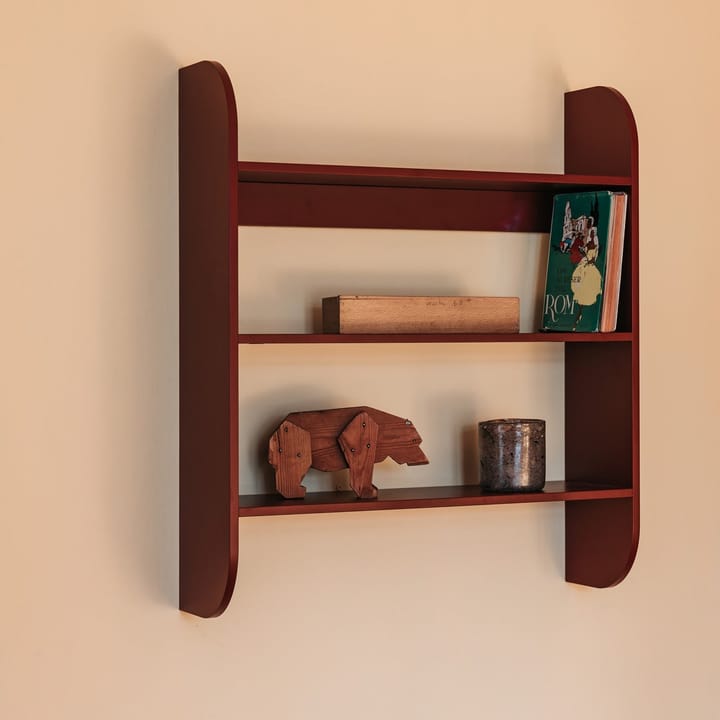 Prateleira de parede Strapats 62x73,6 cm, Burgundy TÔNN furniture