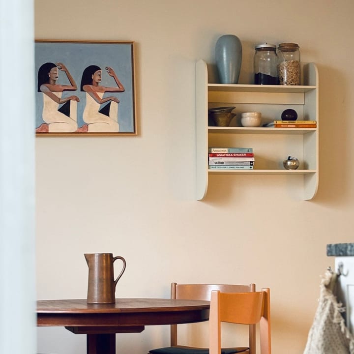 Prateleira de parede Strapats 62x73,6 cm, Off-white TÔNN furniture