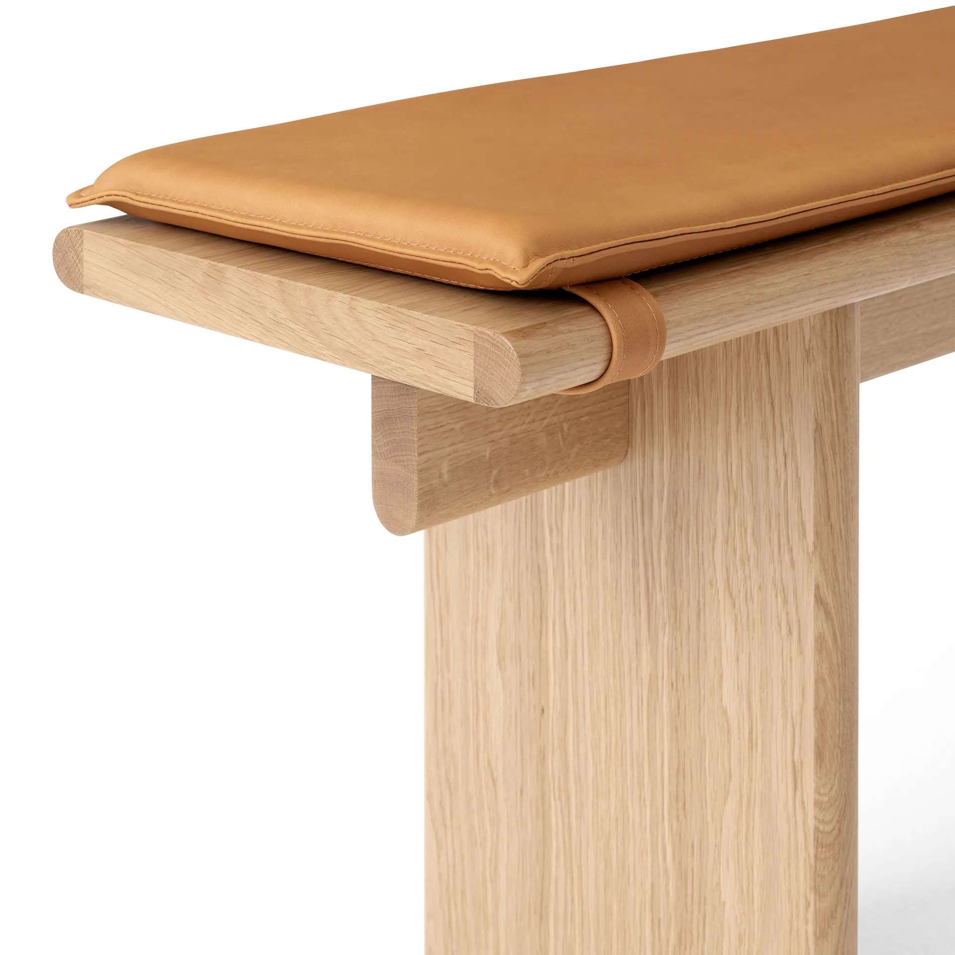 Almofada para banco Ita OS6 230 cm, Noble leather congnac &Tradition