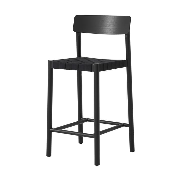 Banqueta Betty TK12 Counter Chair 65 cm - Linho preto-freixo lacado preto - &Tradition