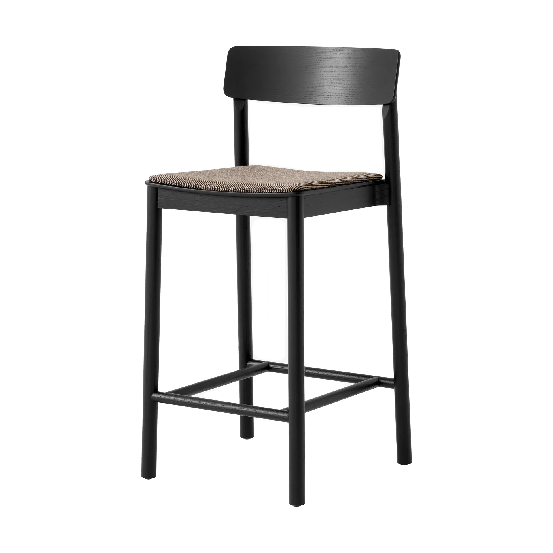 Banqueta Betty TK14 Counter Chair 65 cm, Fuse 0351-freixo lacado preto &Tradition