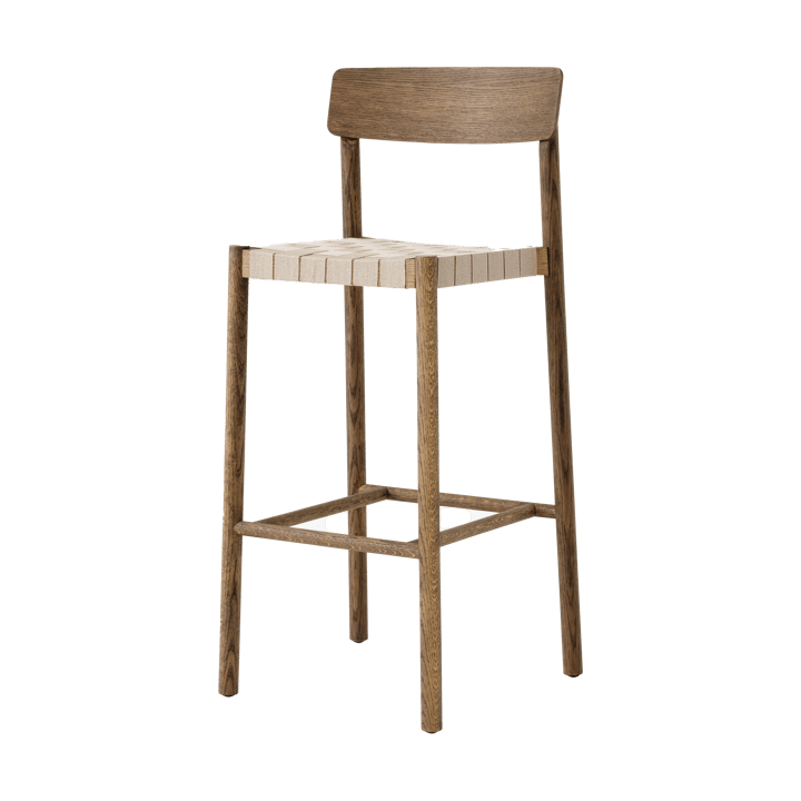 Banqueta Betty TK15 Bar Chair 75 cm - Carvalho fumado-linho natural - &Tradition