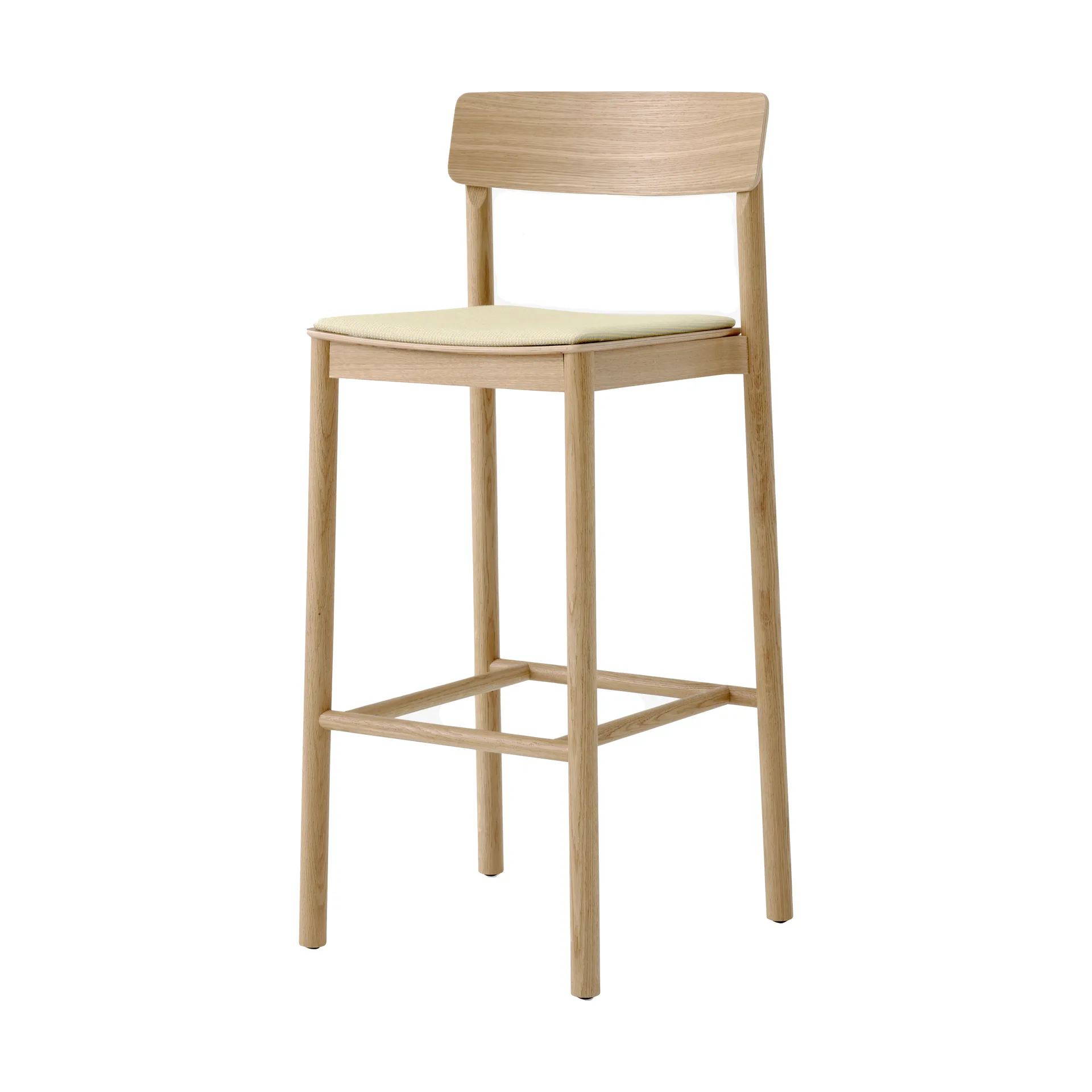 Banqueta Betty TK17 Bar Chair 75 cm, Fuse 0421-carvalho lacado &Tradition