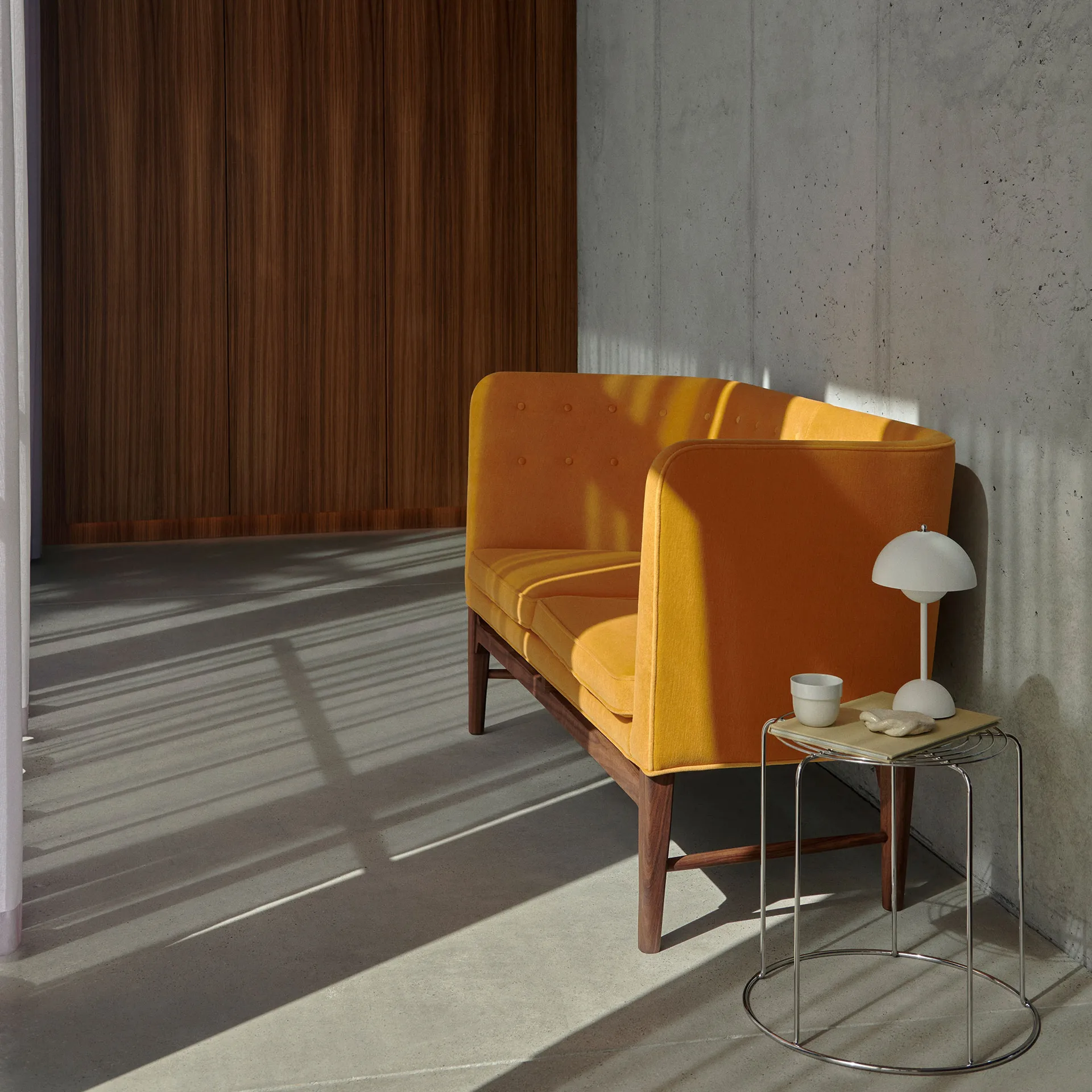 Banqueta Wire VP11, Stainless steel &Tradition