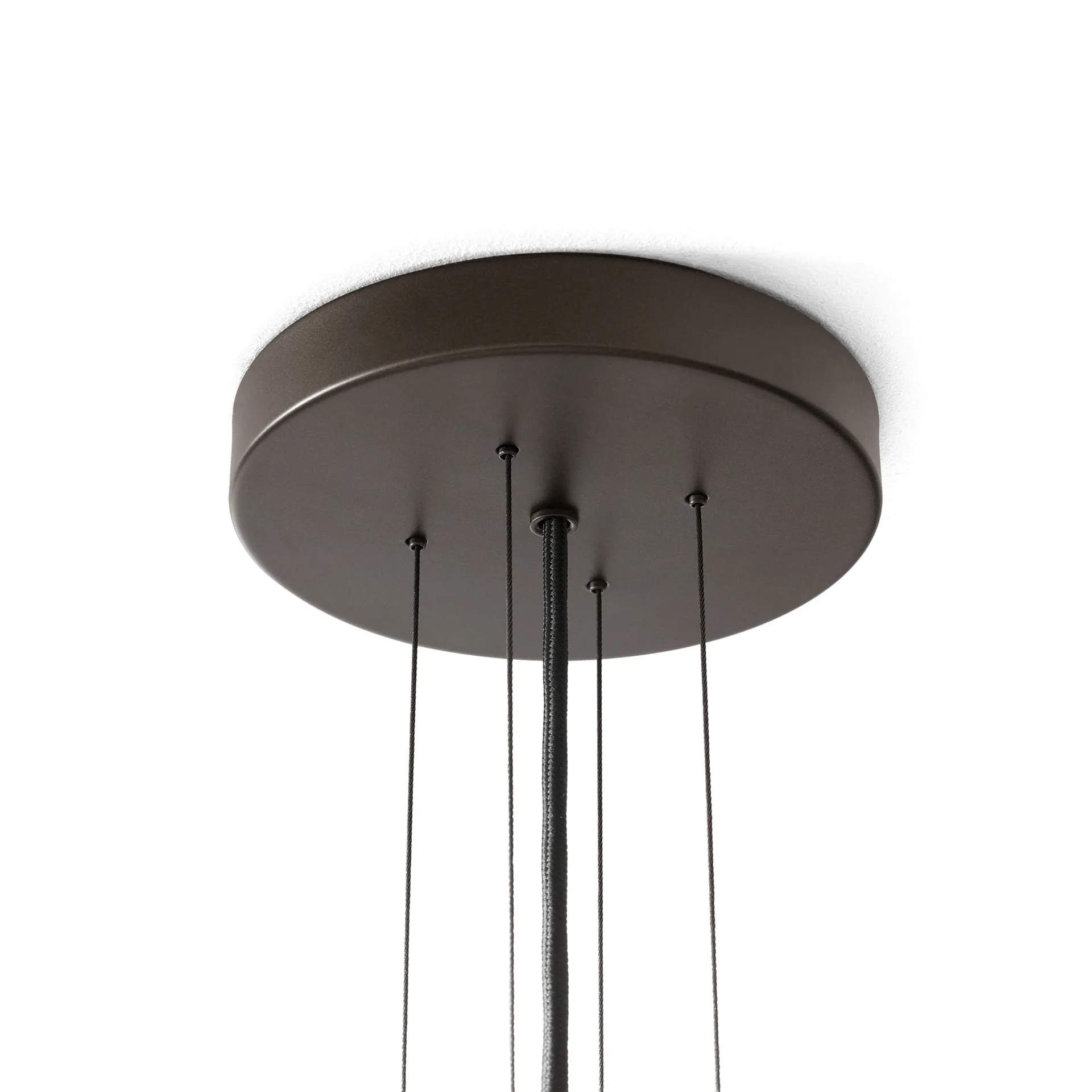 Bella chandelier candeeiro pendente, SC115, Bronzed & Soft Canvas, Ø54 cm &Tradition