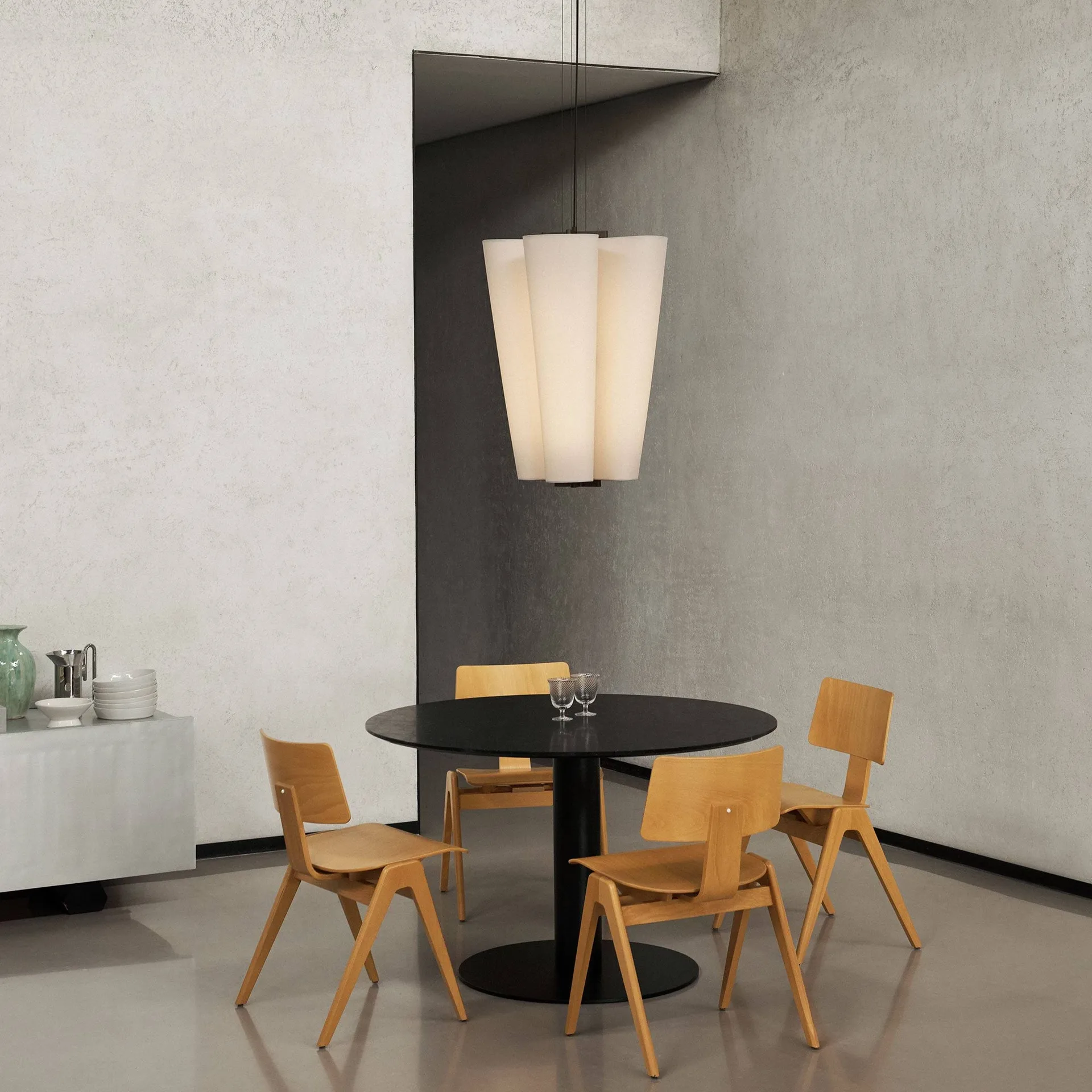 Bella chandelier candeeiro pendente, SC115, Bronzed & Soft Canvas, Ø54 cm &Tradition