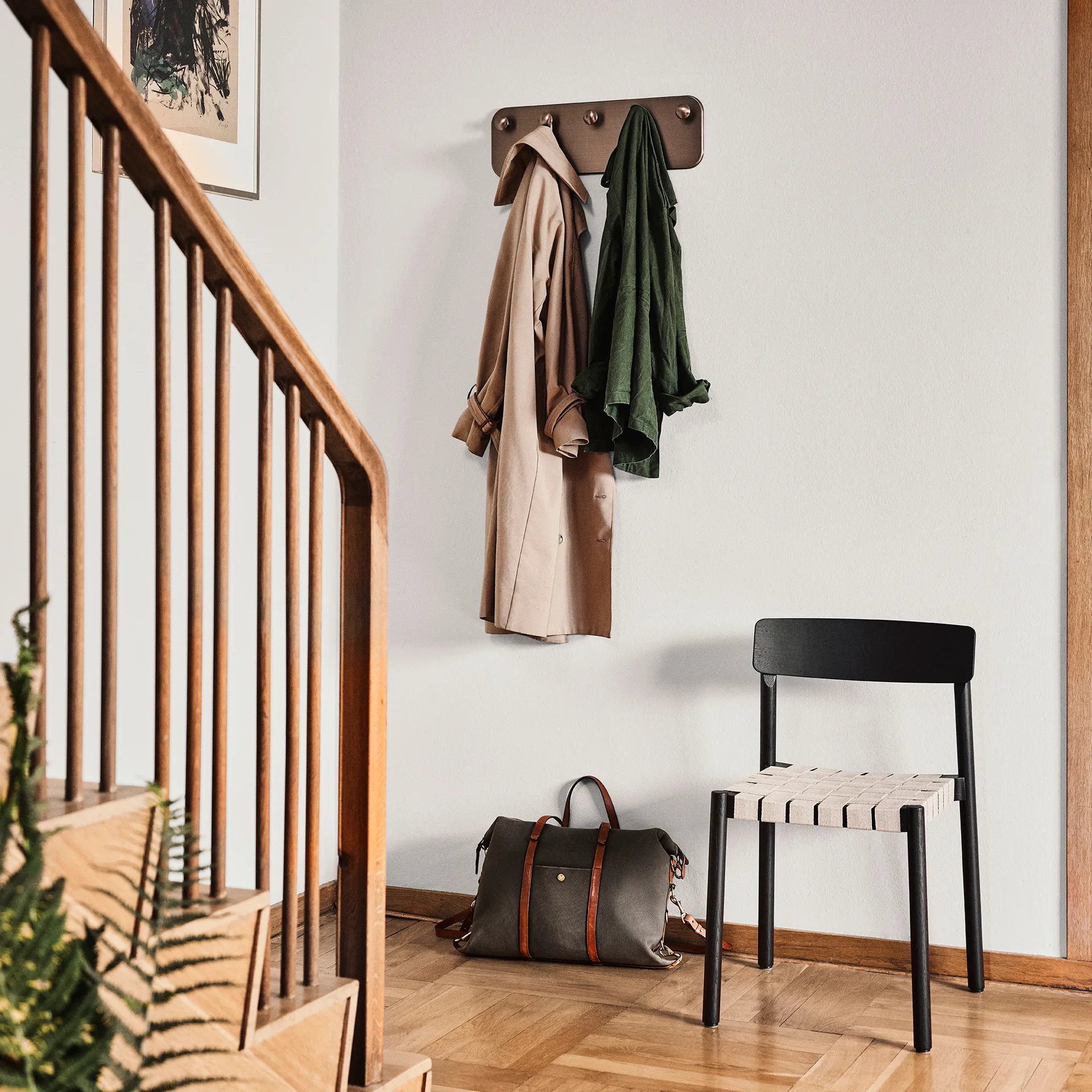 Cabide Collect SC47 54 cm, bronzed brass &Tradition