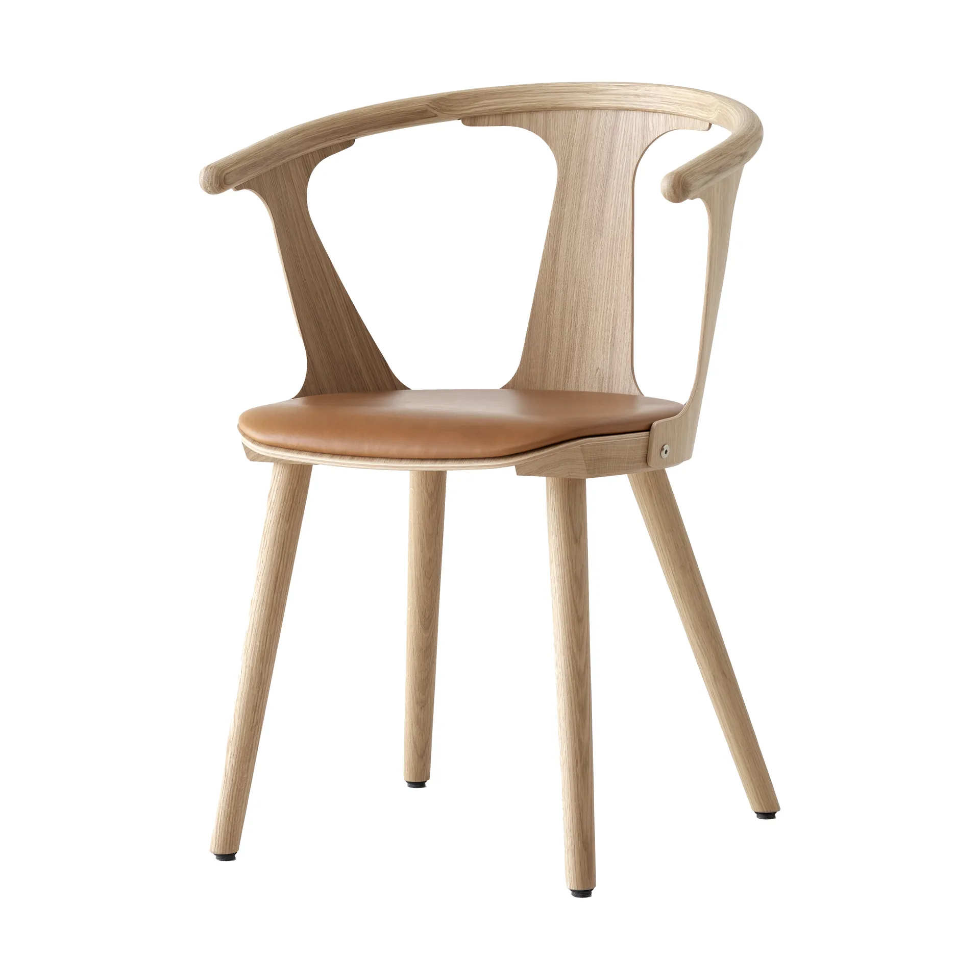 Cadeira In Between SK2, Carvalho oleado-Noble couro de conhaque &Tradition