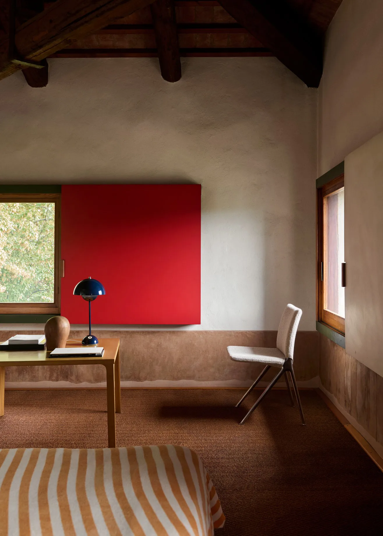 Candeeiro de mesa FlowerPot VP3, Azul aço &Tradition