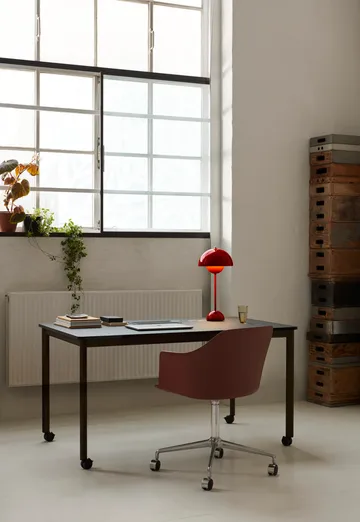 Candeeiro de mesa FlowerPot VP3 - Vermelho vermilion - &Tradition