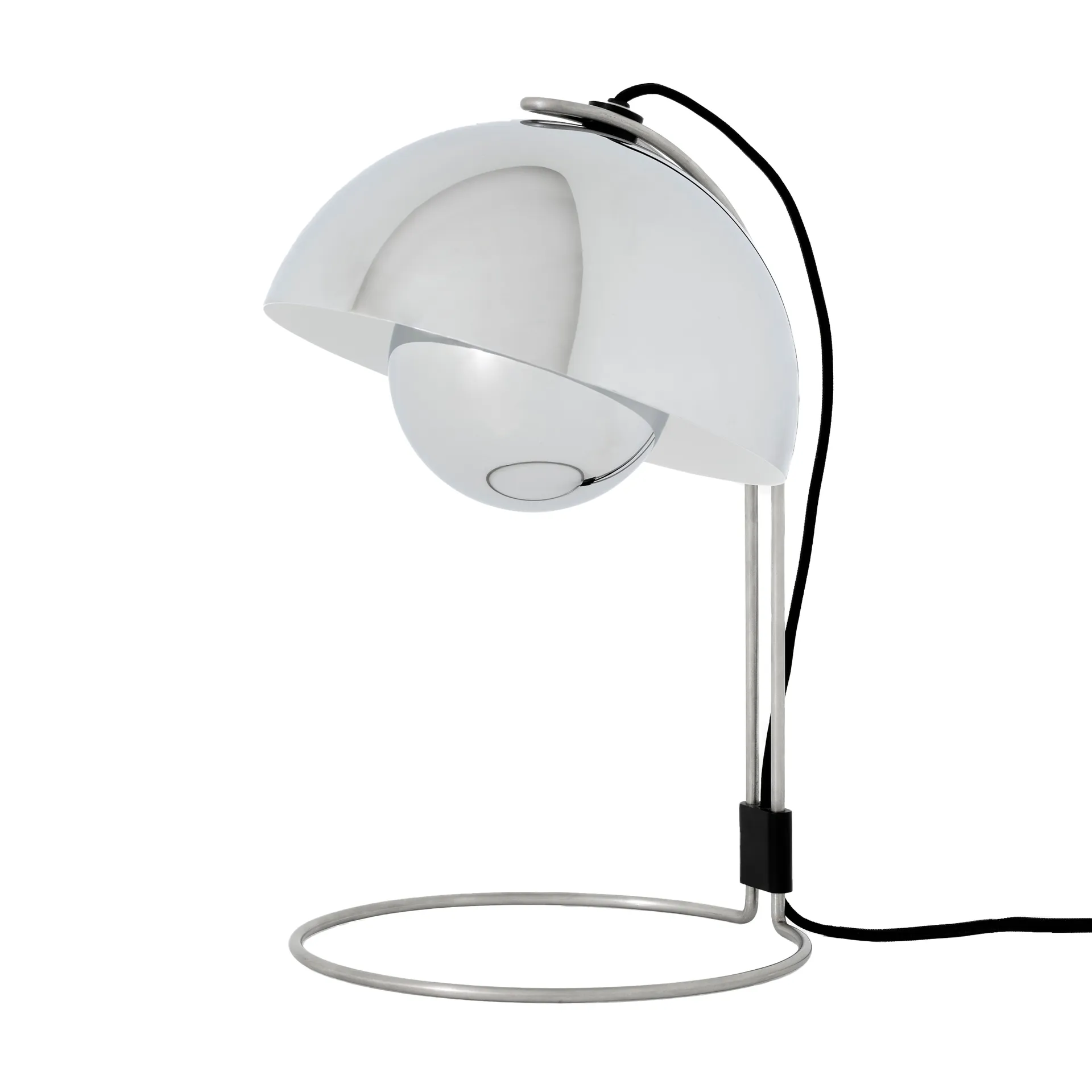 Candeeiro de mesa FlowerPot VP4, Banhado a cromo &Tradition