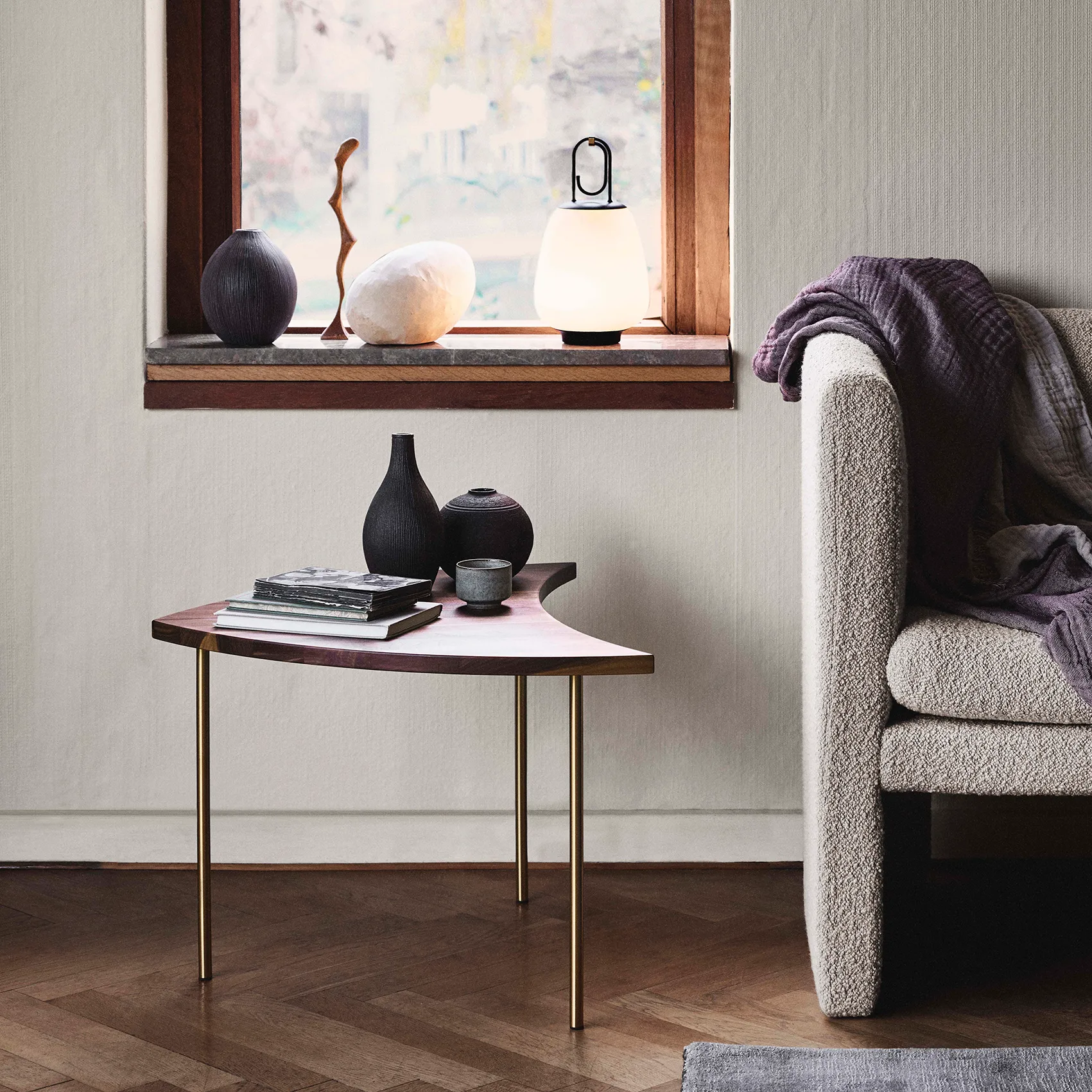 Candeeiro de mesa Lucca SC51, preto &Tradition