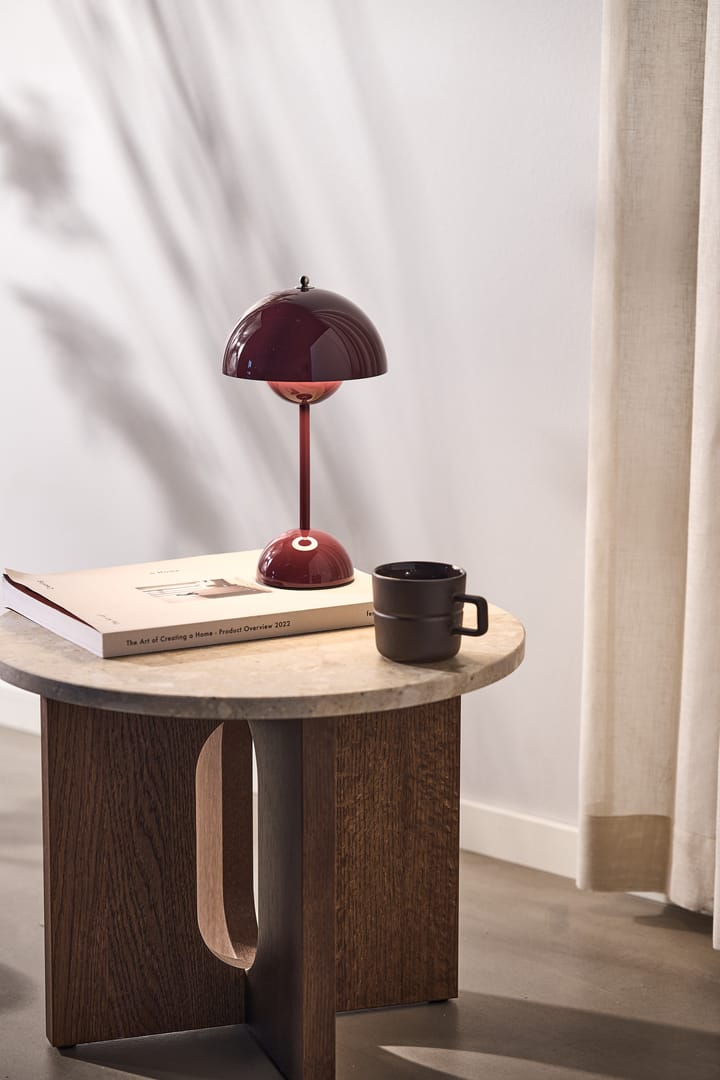Candeeiro de mesa portátil Flowerpot VP9 - Ameixa escura - &Tradition