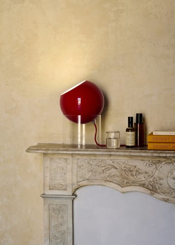 Candeeiro de mesa Topan VP13 31,5 cm - Clear-vermilion red - &Tradition