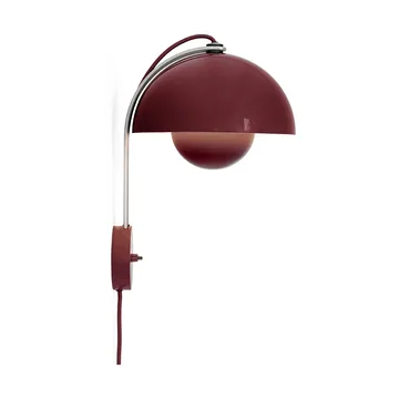 Candeeiro de parede Flowerpot VP8 - ameixa escura - &Tradition
