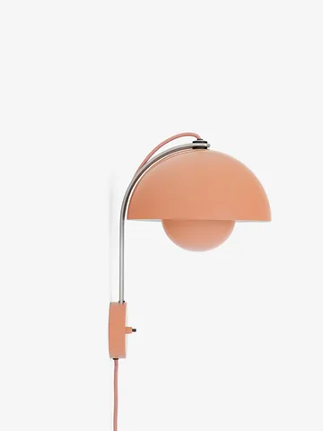 Candeeiro de parede Flowerpot VP8 - Beige red - &Tradition