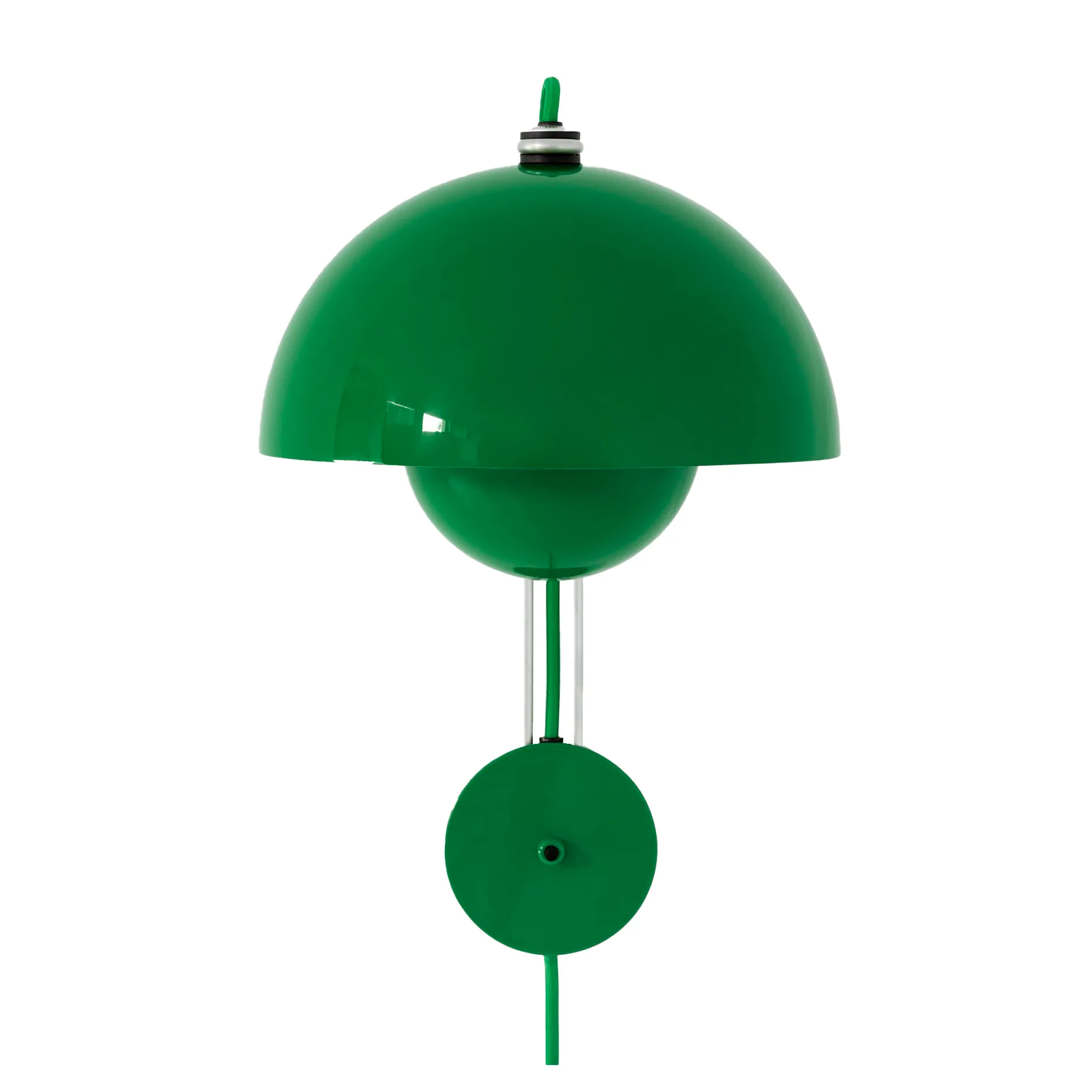 Candeeiro de parede Flowerpot VP8, Signal green &Tradition