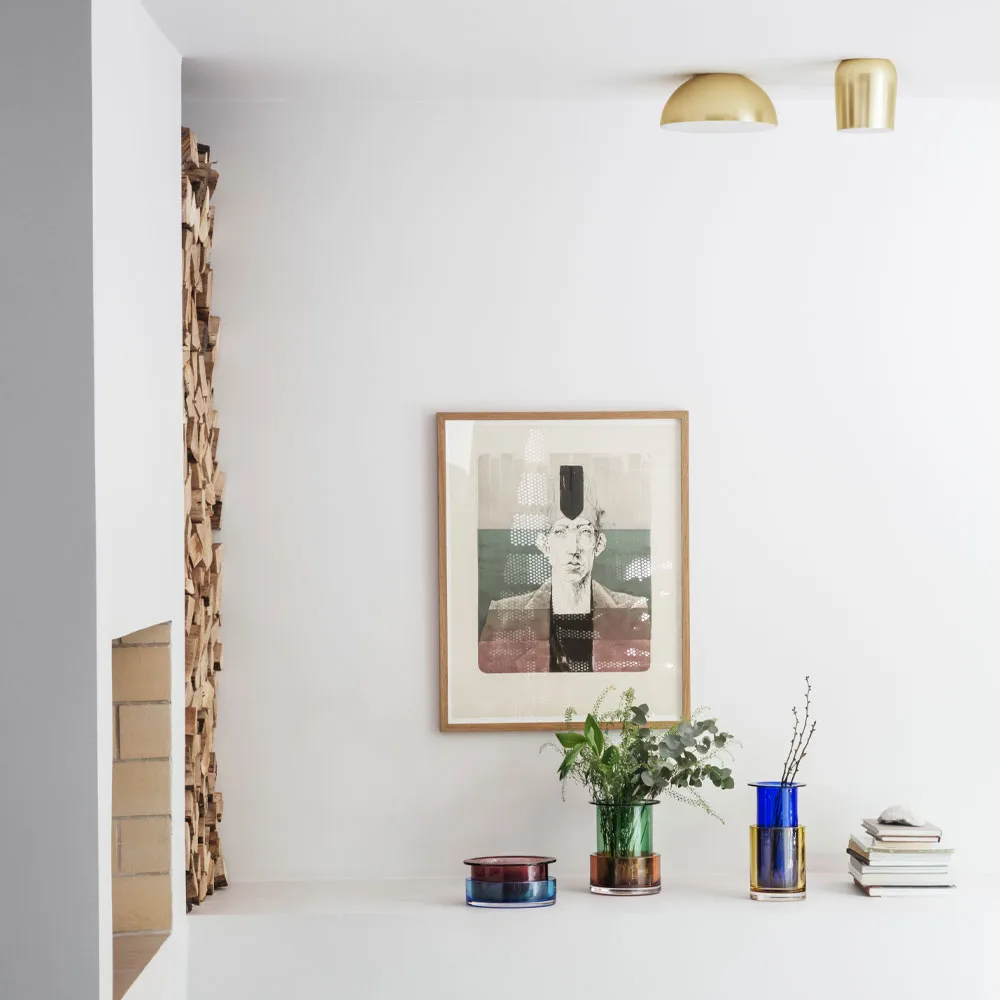 Candeeiro de parede/teto Passepartout JH11, gold &Tradition