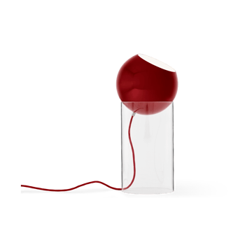 Candeeiro de pé Topan VP14 46,5 cm - Clear-vermilion red - &Tradition