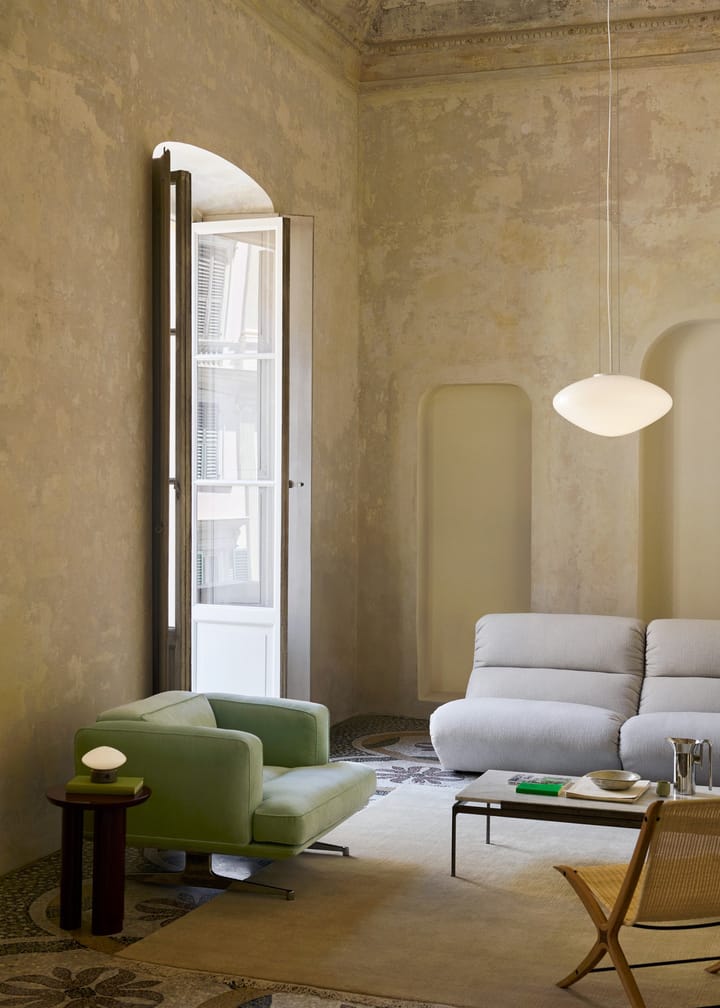 Candeeiro pendente Mist AP20 Ø56 cm, White-opal glass &Tradition