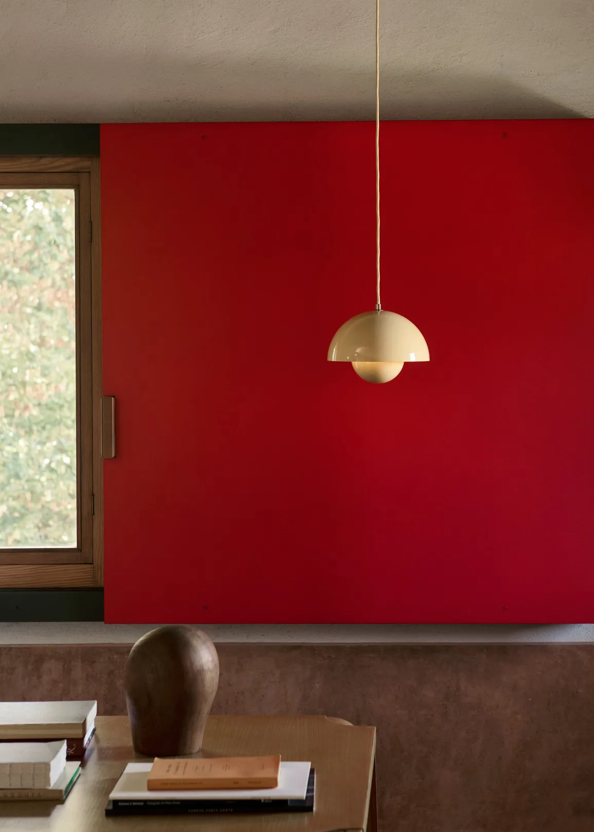 Candeeiro suspenso FlowerPot VP1, Marfim &Tradition