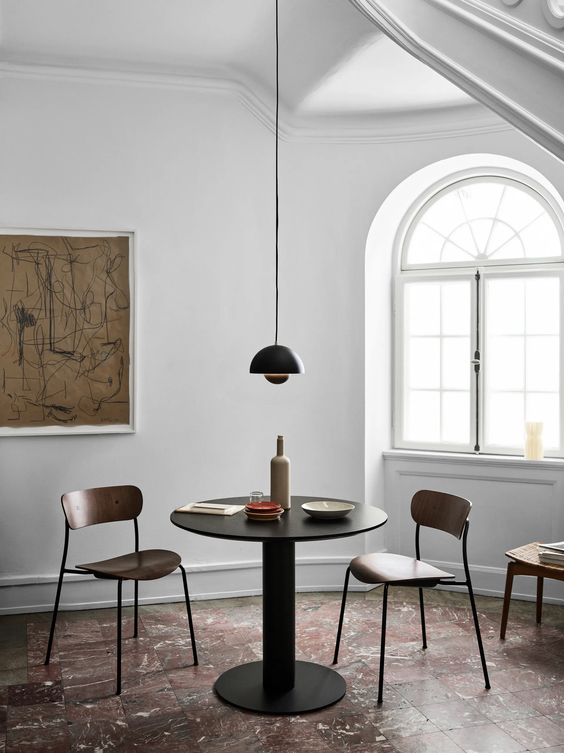 Candeeiro suspenso FlowerPot VP1, Preto mate &Tradition