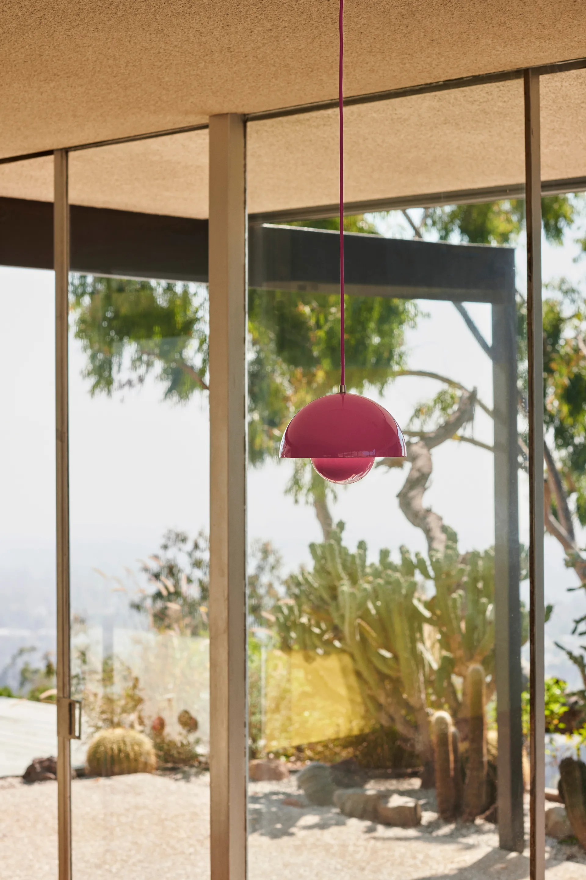 Candeeiro suspenso FlowerPot VP1, Rosa picante &Tradition