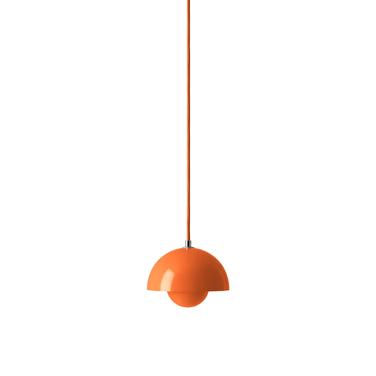 Candeeiro suspenso Flowerpot VP10, Laranja vibrante &Tradition