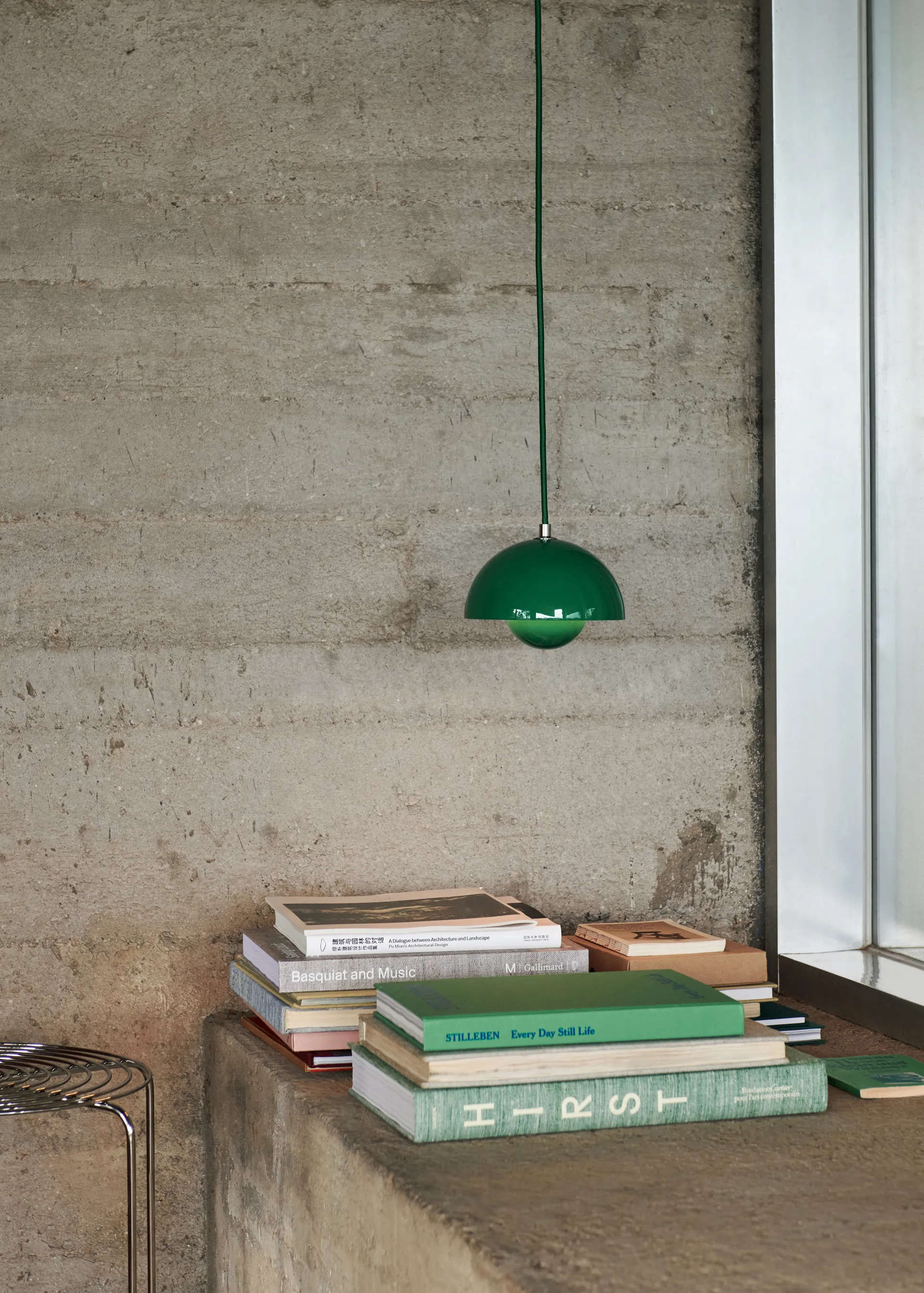 Candeeiro suspenso Flowerpot VP10, Signal green &Tradition