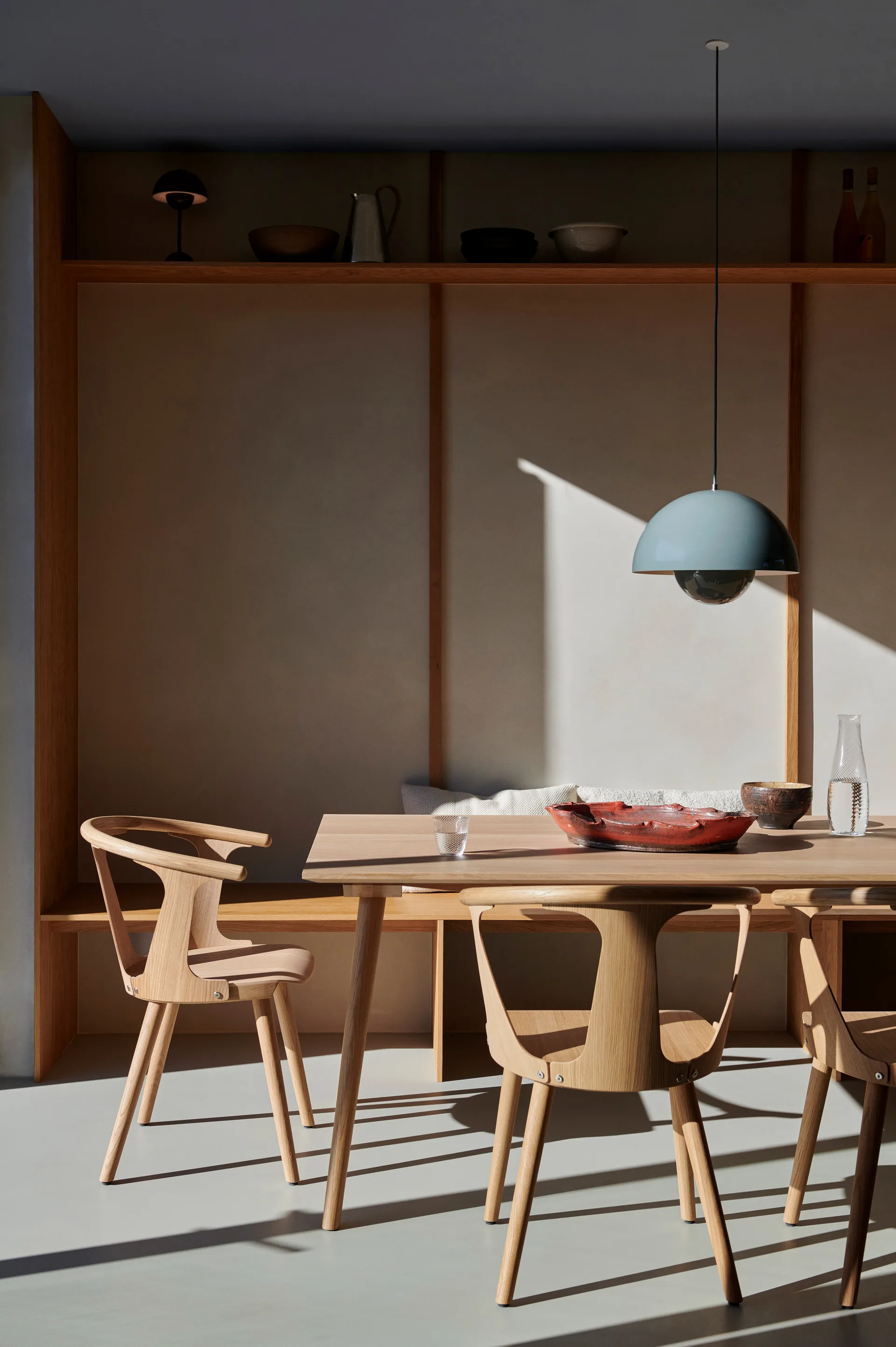 Candeeiro suspenso Flowerpot VP7, Stone blue &Tradition