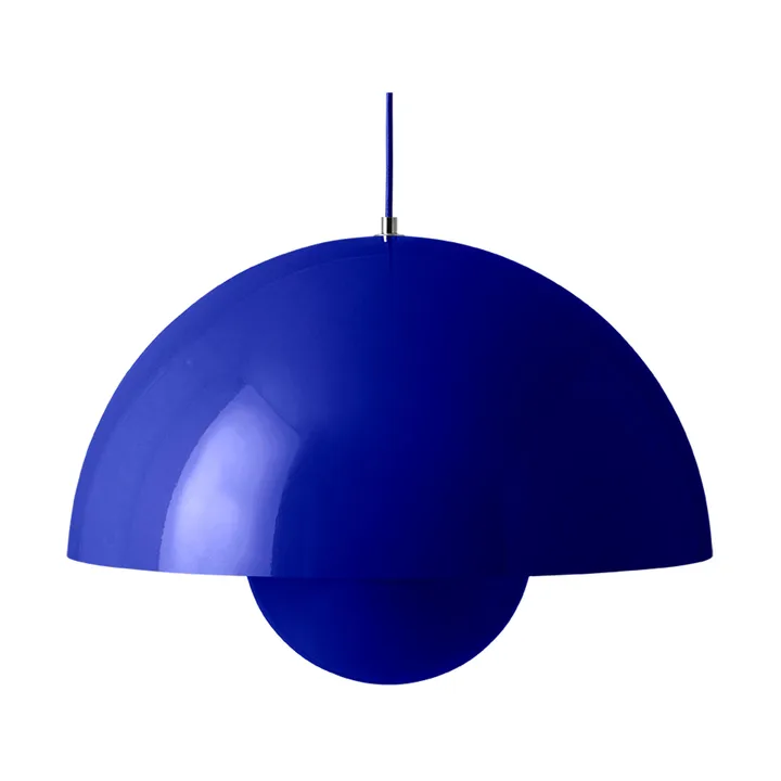 Candeeiro suspenso grande FlowerPot VP2 - azul cobalto - &Tradition