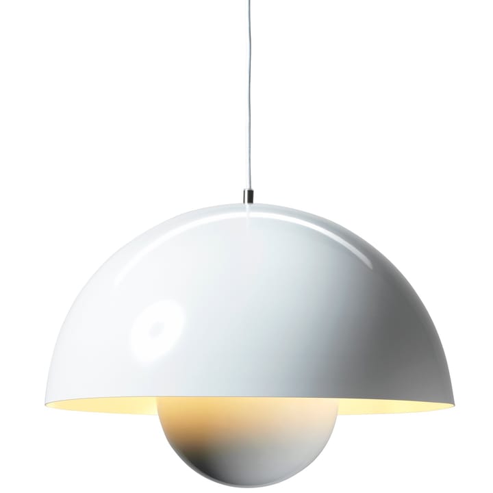 Candeeiro suspenso grande FlowerPot VP2, branco &Tradition
