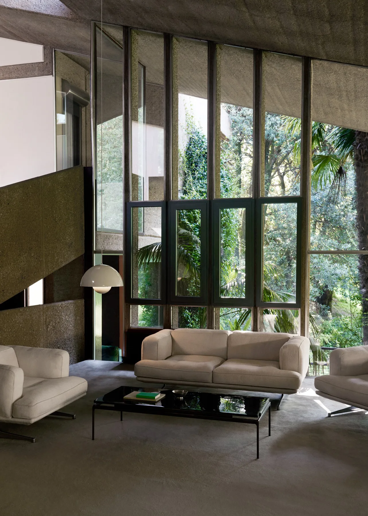 Candeeiro suspenso grande FlowerPot VP2, Marfim &Tradition