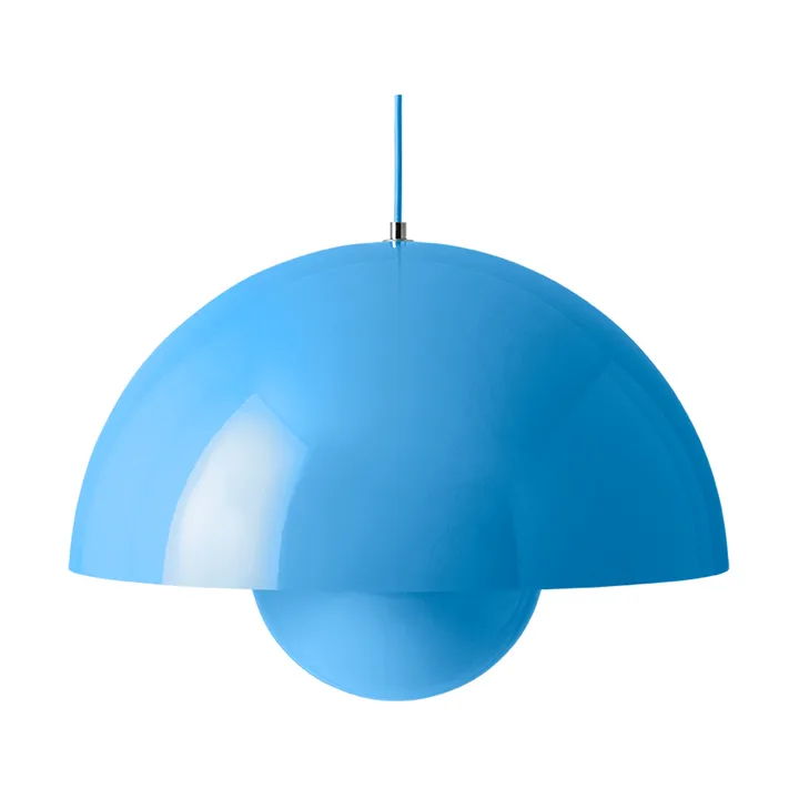 Candeeiro suspenso grande FlowerPot VP2 - Swim blue - &Tradition
