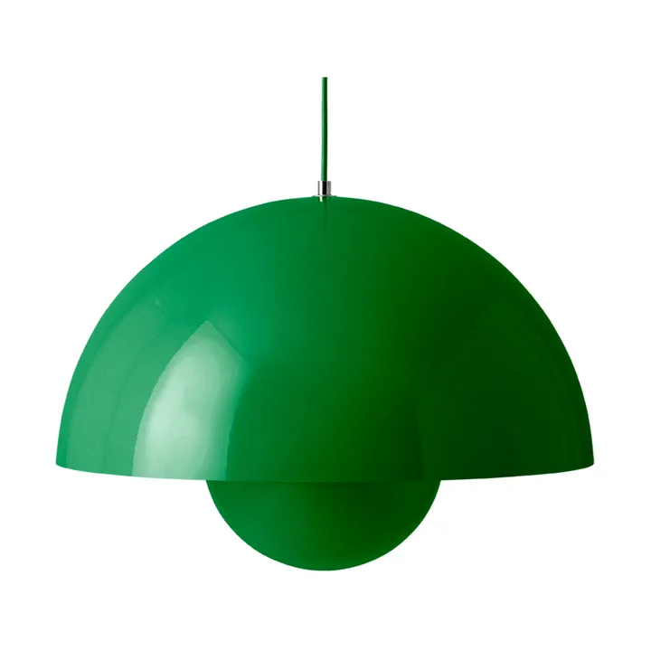 Candeeiro suspenso grande FlowerPot VP2 - verde sinal - &Tradition