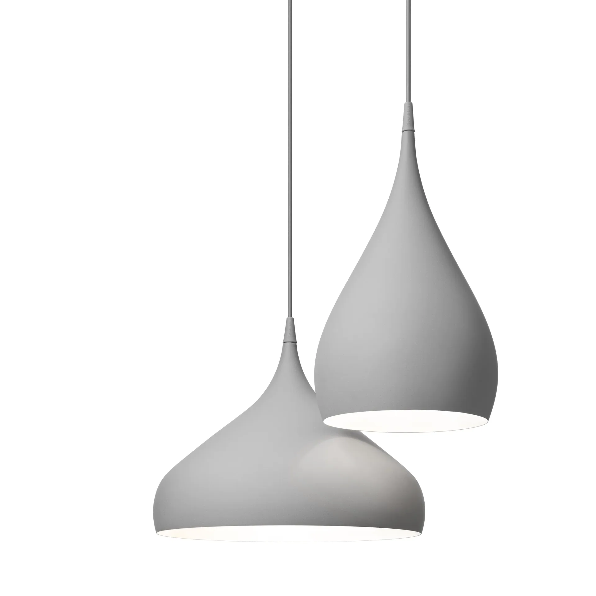 Candeeiro suspenso Spinning BH2, cinza escuro mate  &Tradition