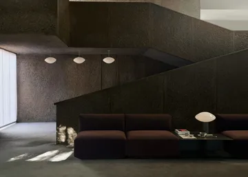 Develius EV3 mesa de centro - Aço cinzento pedra, Ø89 × 40 cm - &Tradition