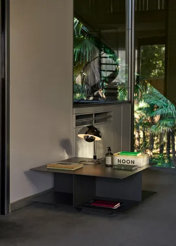 Develius EV3 mesa de centro - Aço cinzento pedra, Ø89 × 40 cm - &Tradition