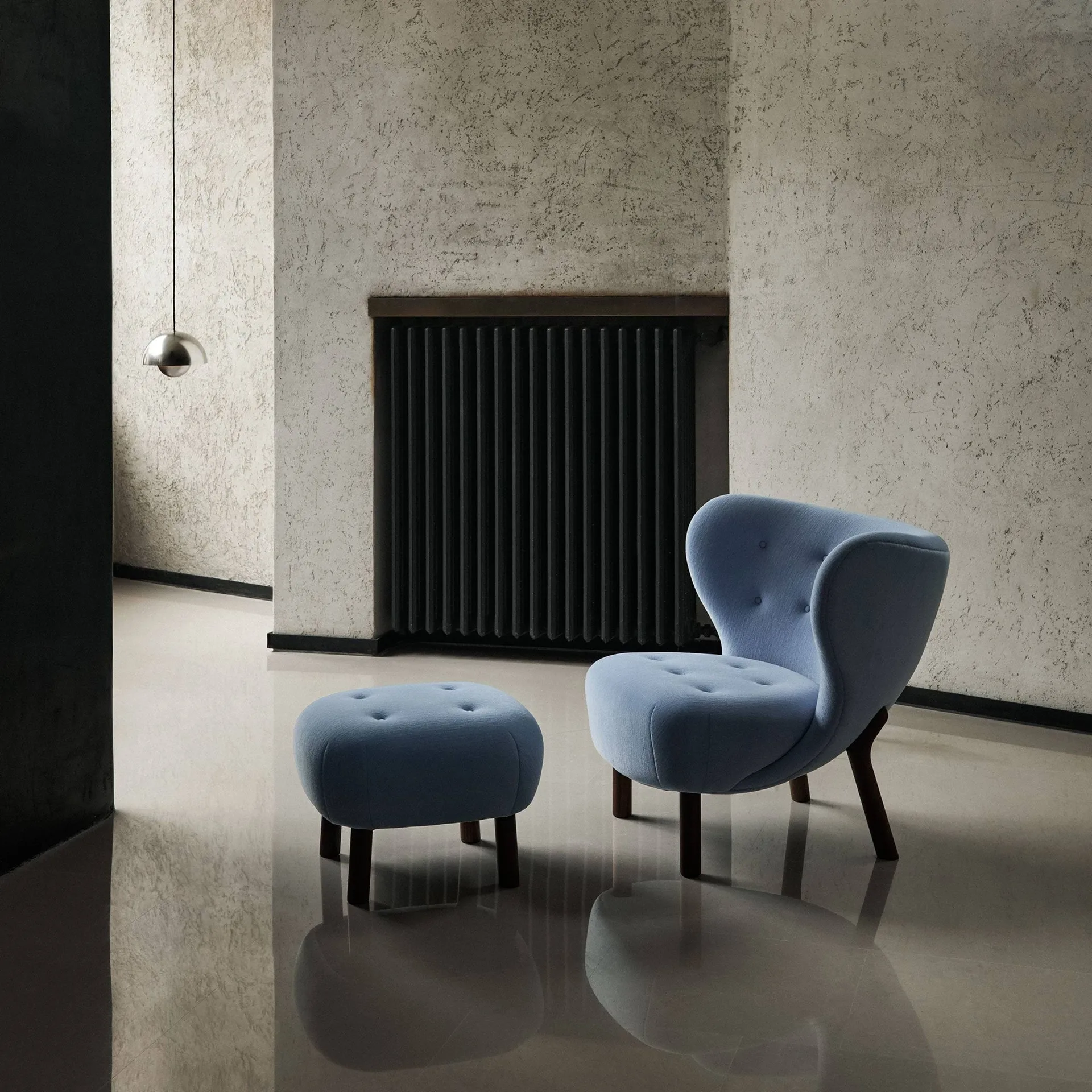 Flowerpot VP1 candeeiro suspenso Anniversary Edition, estanho oxidado &Tradition