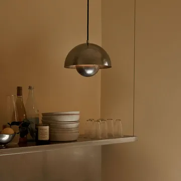 Flowerpot VP1 candeeiro suspenso Anniversary Edition - estanho oxidado - &Tradition