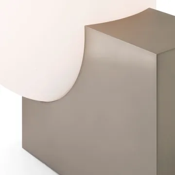 Journey SHY4 candeeiro de chão - Aço escovado-vidro opalino - &Tradition